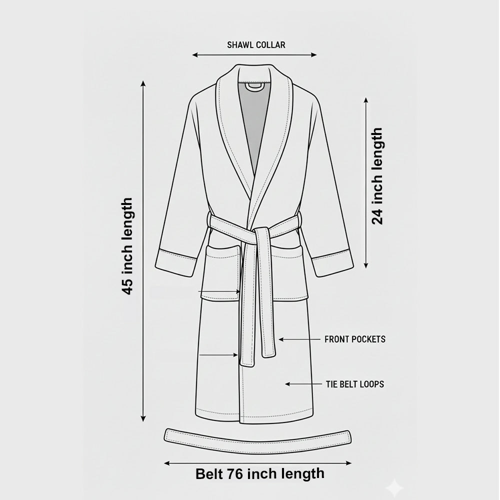 Luxury Snow Leopard Plush Bathrobe | Women Beauty | Bath & Body | Bath Towels | Medium | New