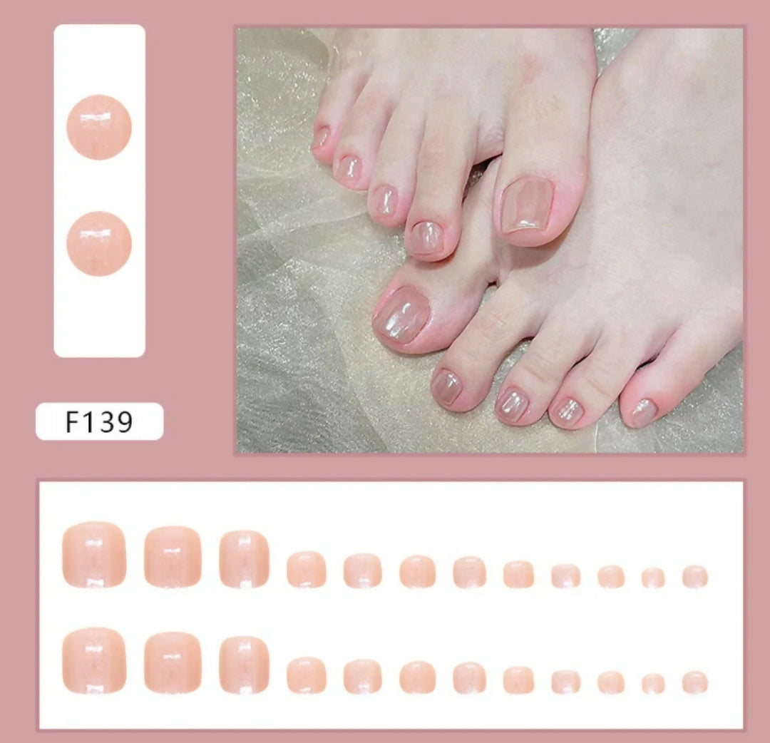 Press On Toenails set- N140 | Women Accessories | Nails | Brand New