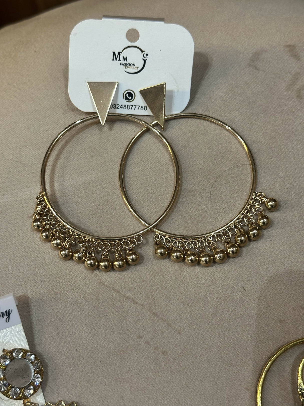4Pcs Earring Set | Women Jewelry | Earrings | Golden | Brand New