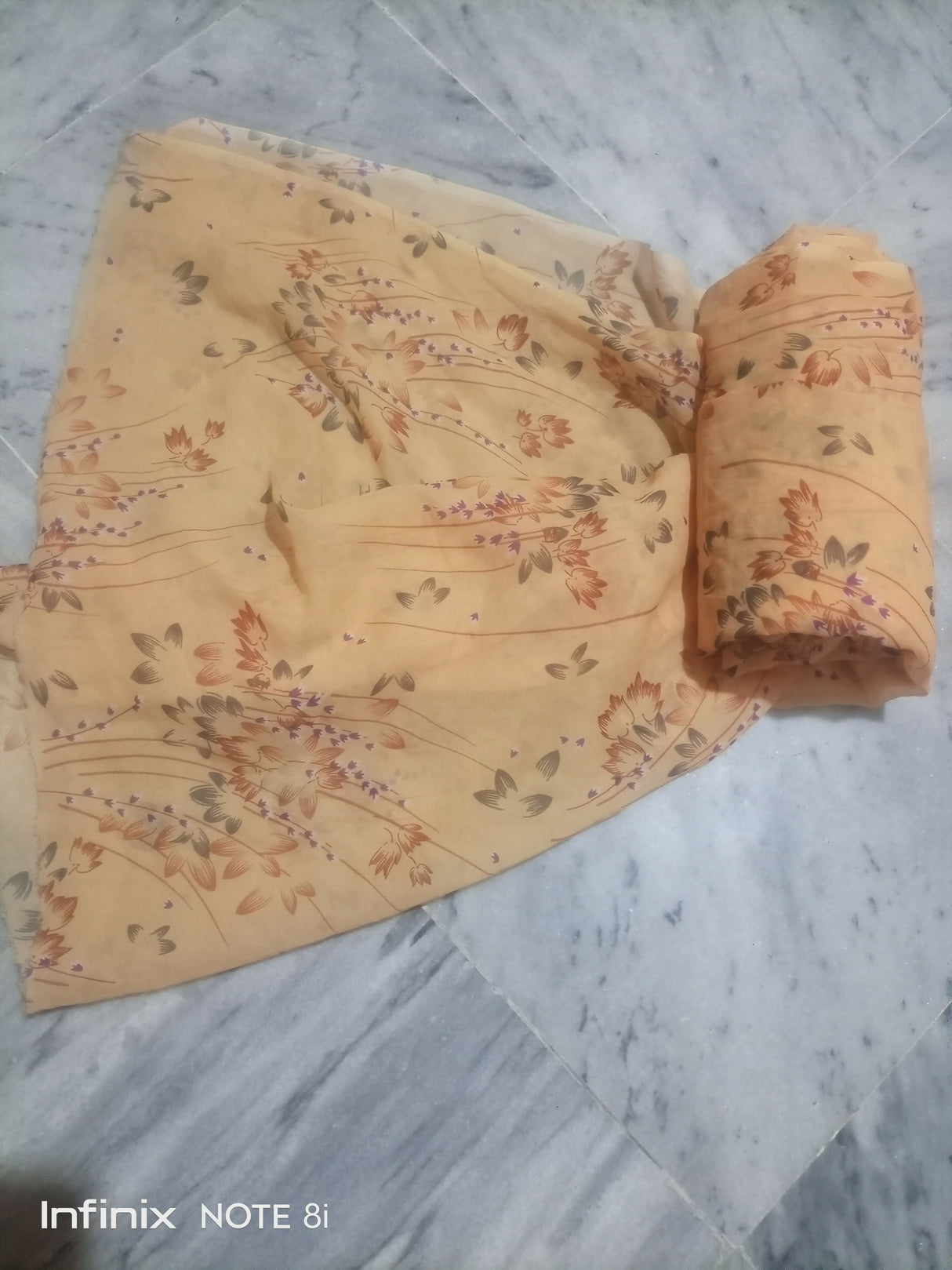Skin Chiffon Dupatta | Women Accessories | Size: 2 Yards | New