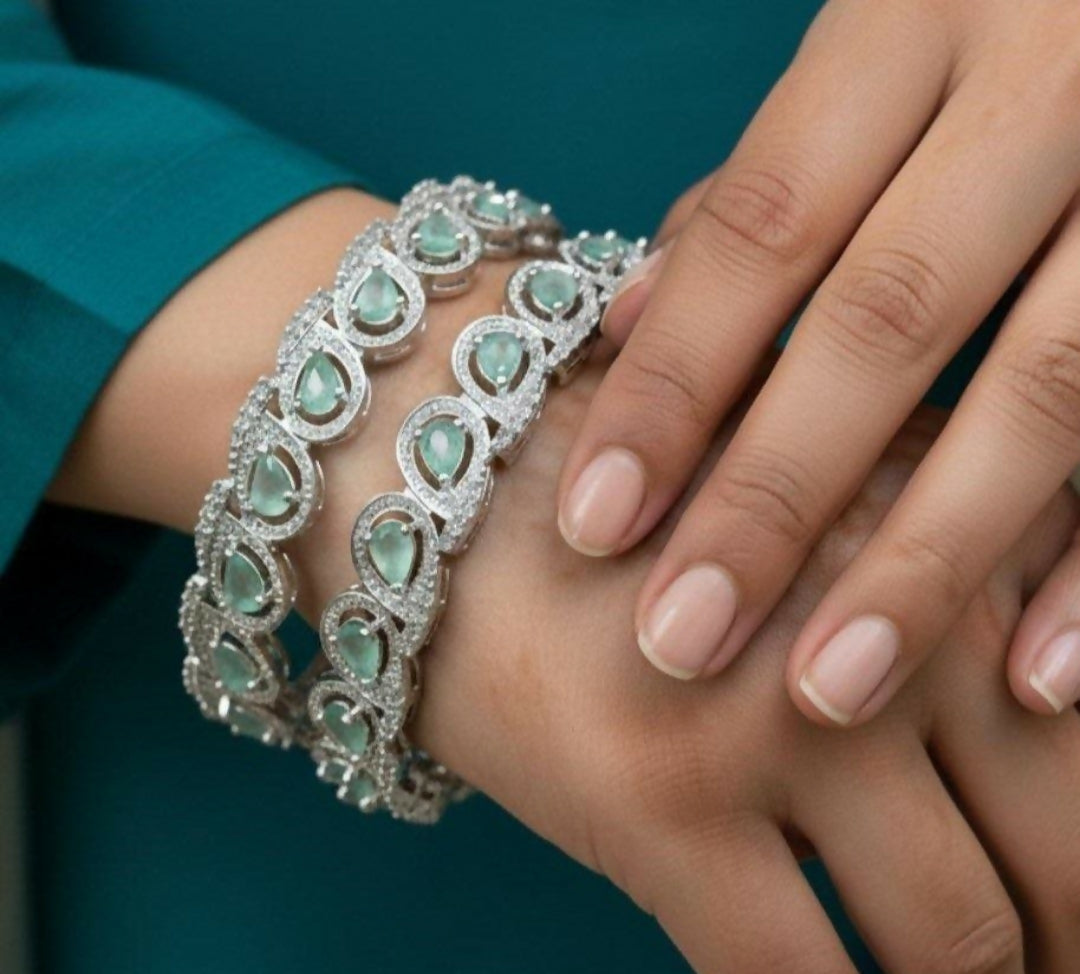 Tear Stone Bangle Set-00006 | Women Jewelry | Bangles/Bracelets | Brand New