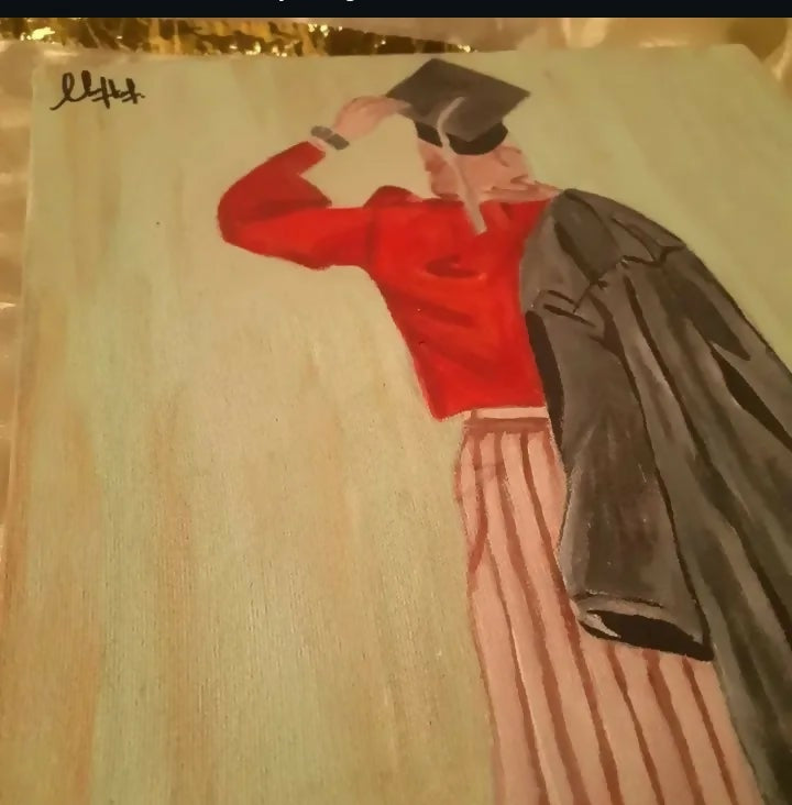 Graduation Painting | For Your Home | Art & Paintings | Size: 10x10 | New