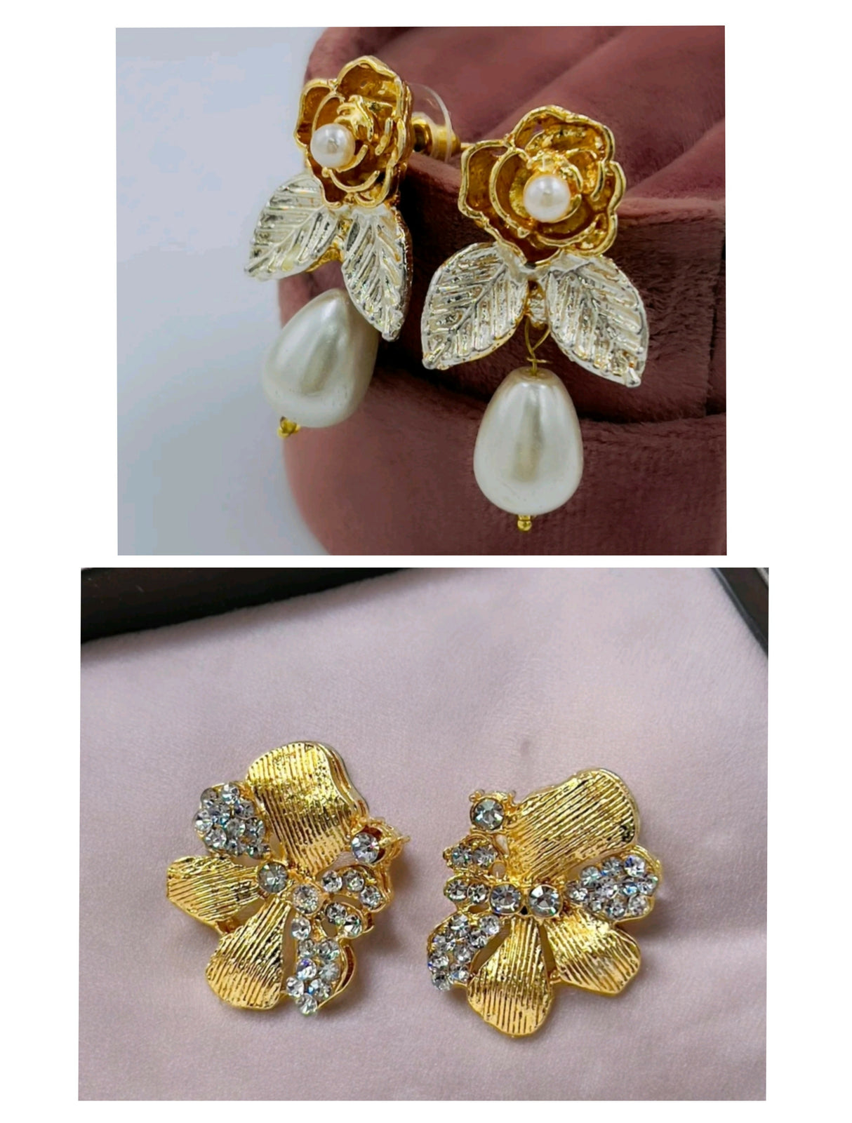 Pack of 2 pairs of earrings (077-211) | Women Jewelry | Earrings | Brand New