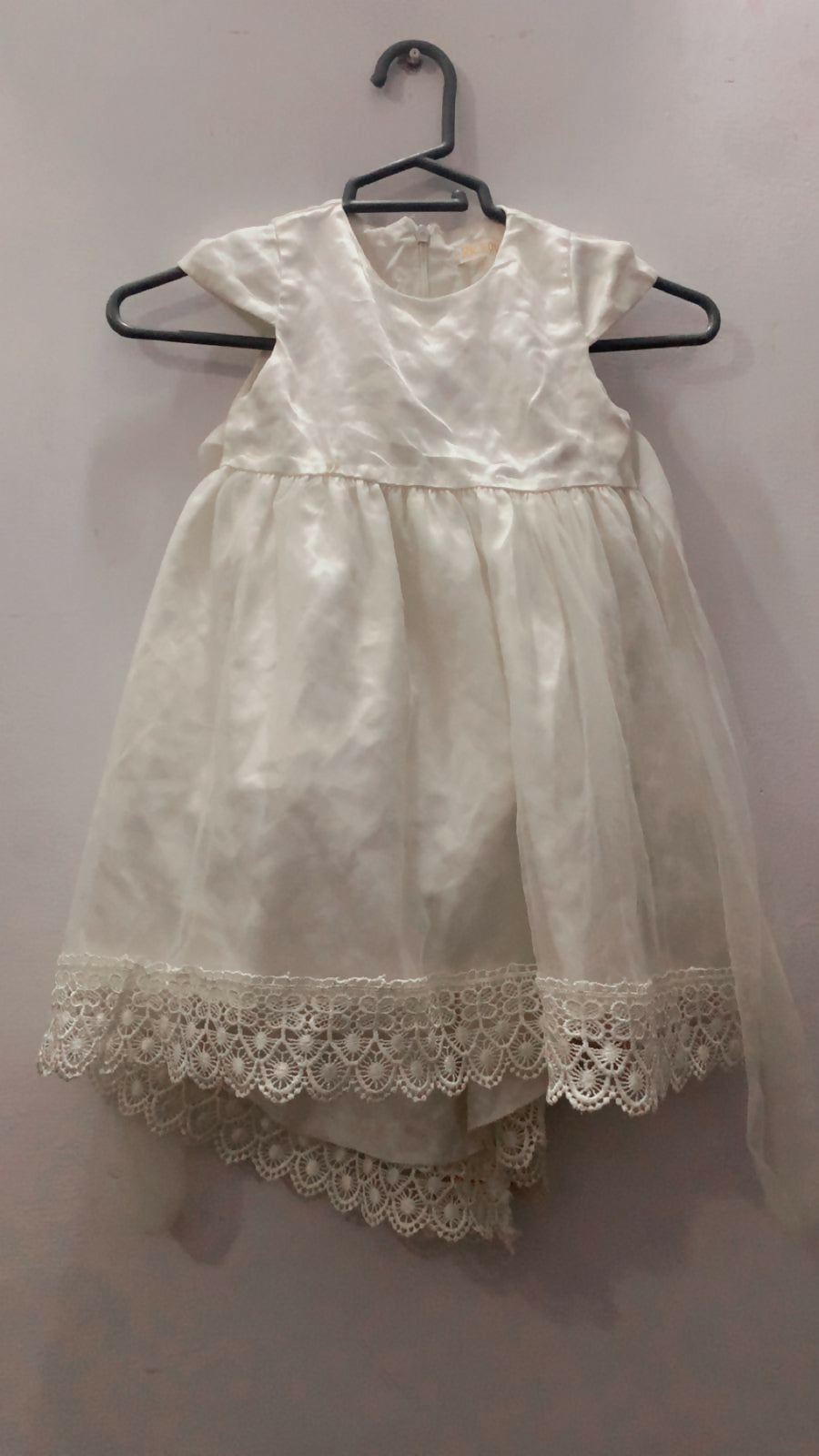 White Net Frock | Girls Skirts & Dresses | Size: 2 to 3Yrs | Preloved