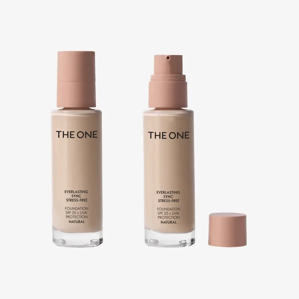Oriflame | The ONE Everlasting Sync Stress-Free Foundation SPF 20 + UVA protection Natural | Women Beauty Skincare | Face | Brand New
