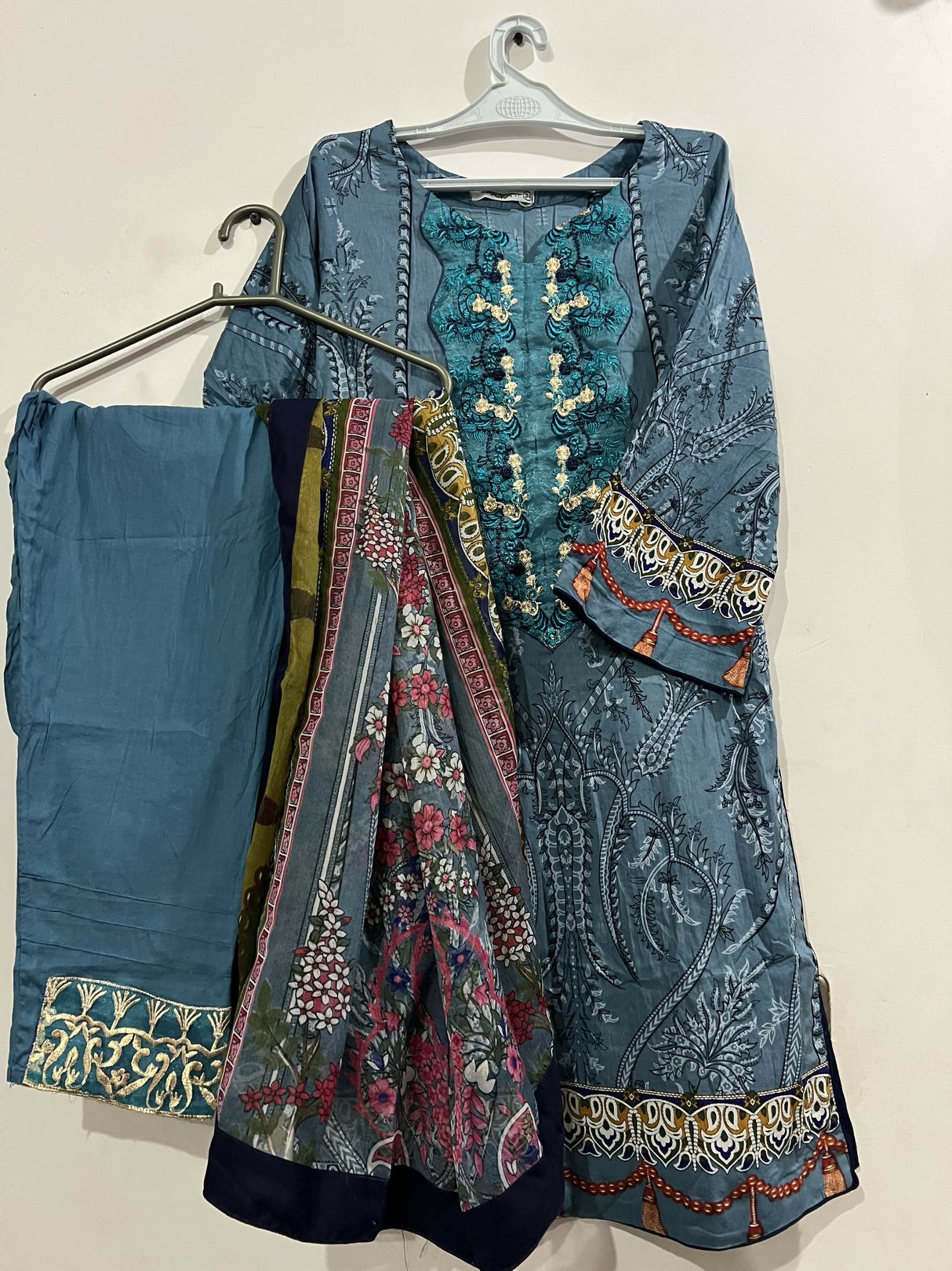 3PC Stitched Suit | Women Locally Made Kurta | Small | Worn Once