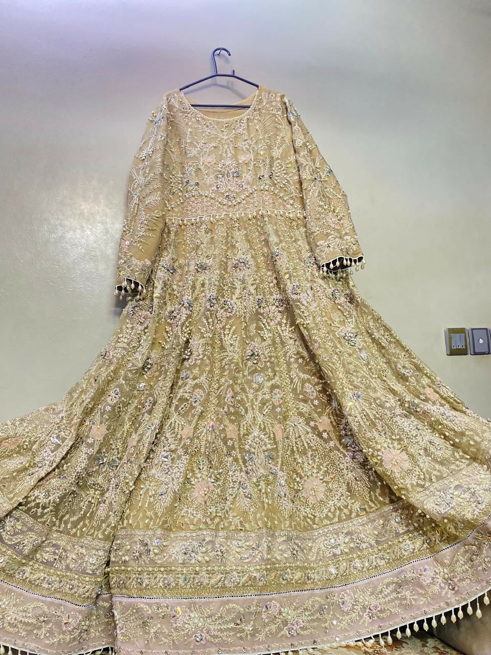 Soraya | Elegant Bridal Maxi | Women Bridals | Beige | XLarge | Preloved