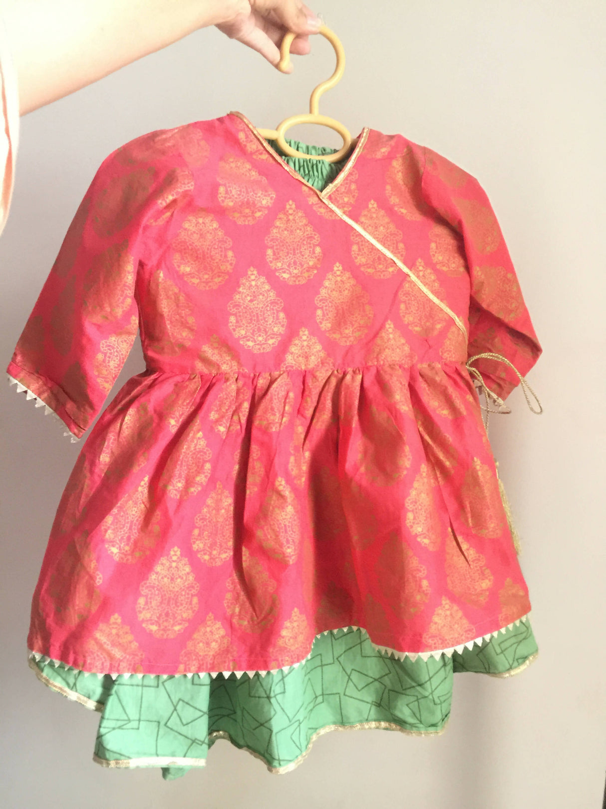 2 Pcs Frock and Sharara | Kids | Girls Shalwar Kameez | Size 3 yr | New