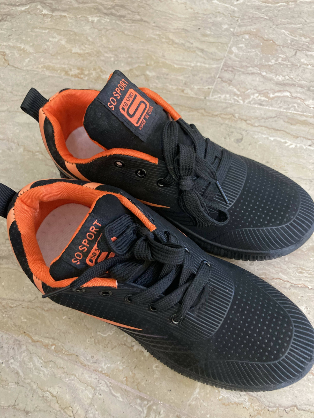 So Sports Black and Orange Joggers | Women Shoes | Sports /Joggers | Size: 35.5 | New