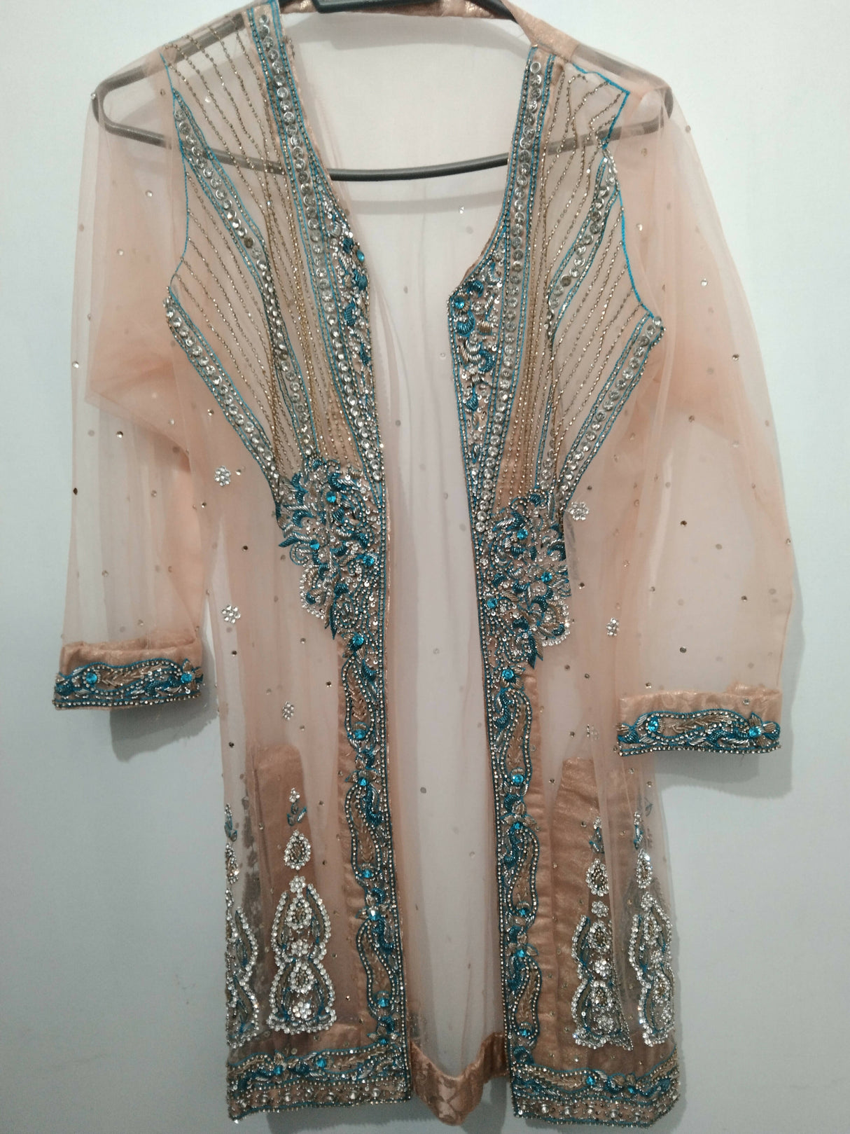 Stunning Dabka Work Suit | Women Locally Made Formals | Medium | Worn Once