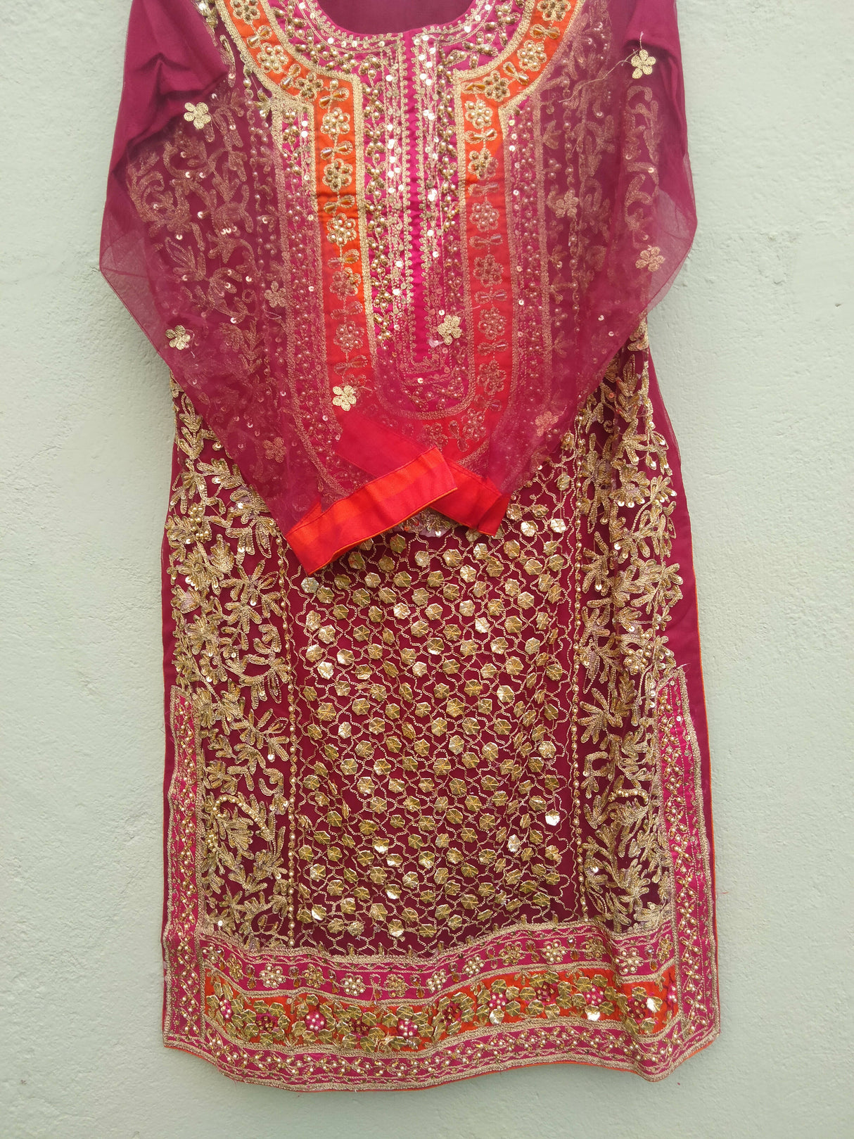 Maroon Suit | Women Locally Made Formals | Medium | New