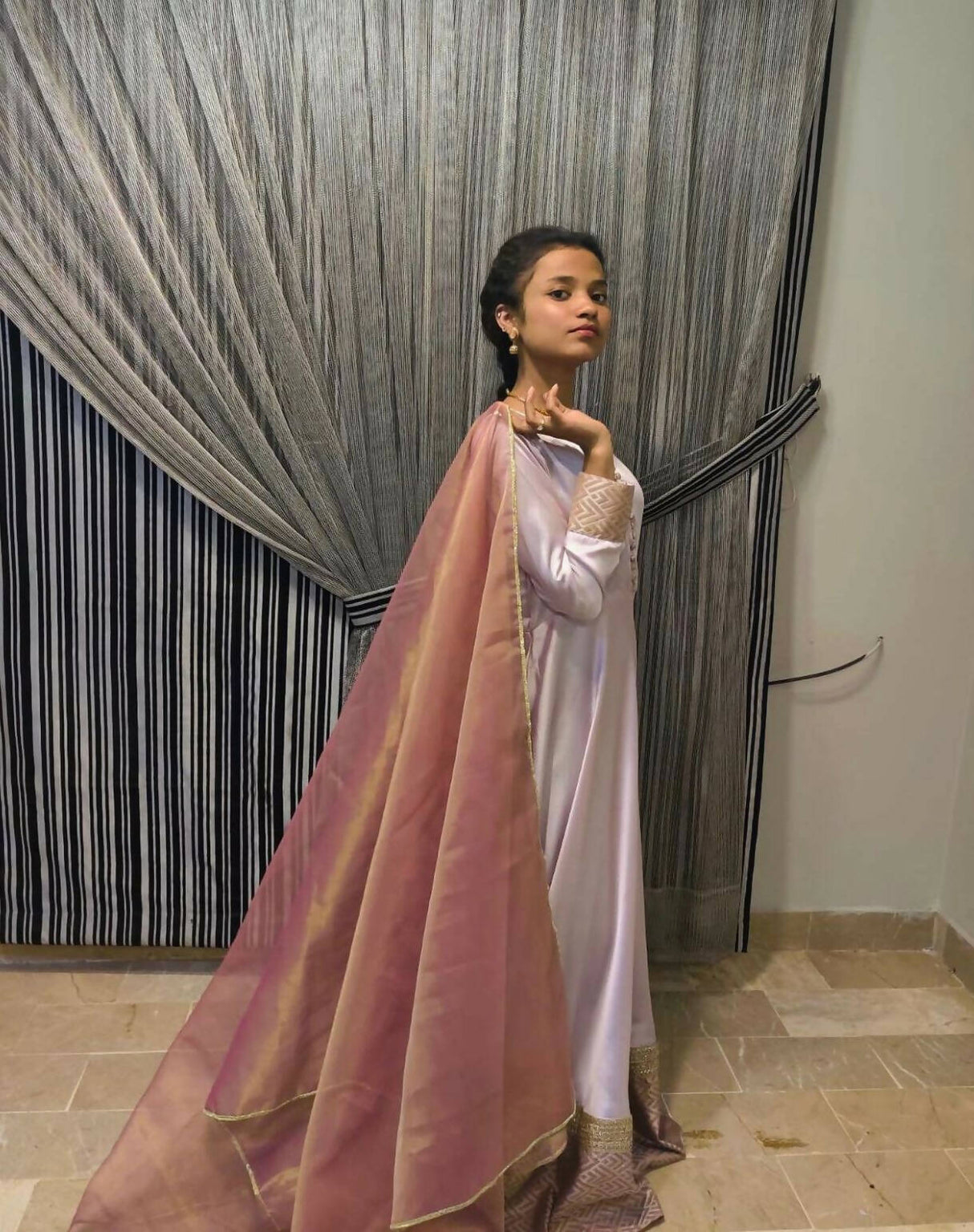 Flowy Lilac Frock | Women Locally Made Formals | Medium | New