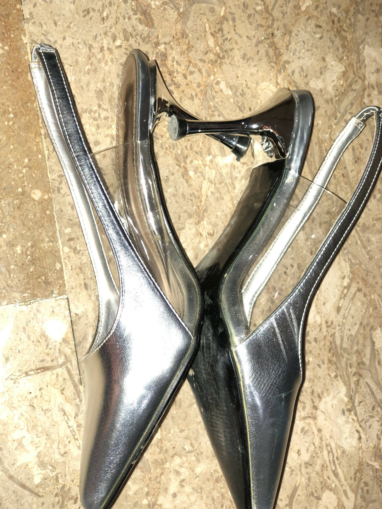 Insignia | Silver Court Heels | Women Shoes | Size:37 | Worn Once