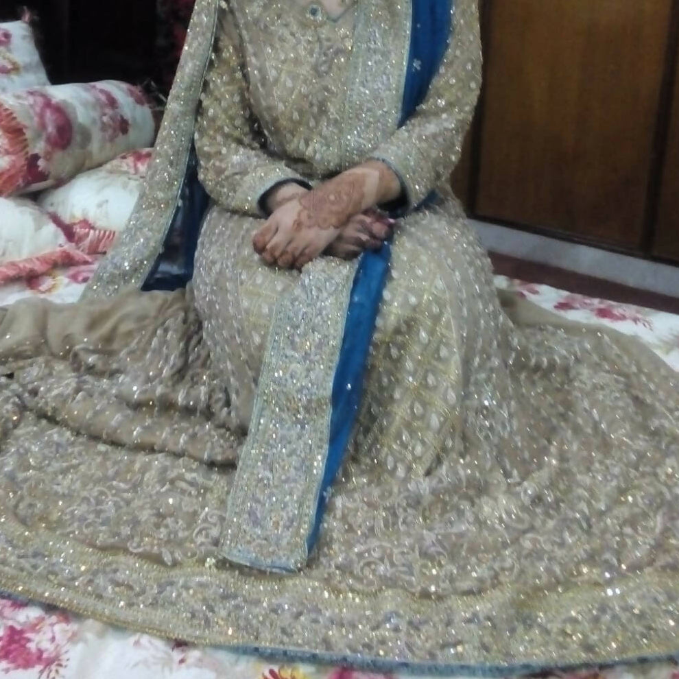 Formal Pastel Bridal Maxi | Women Bridals | Medium | Preloved