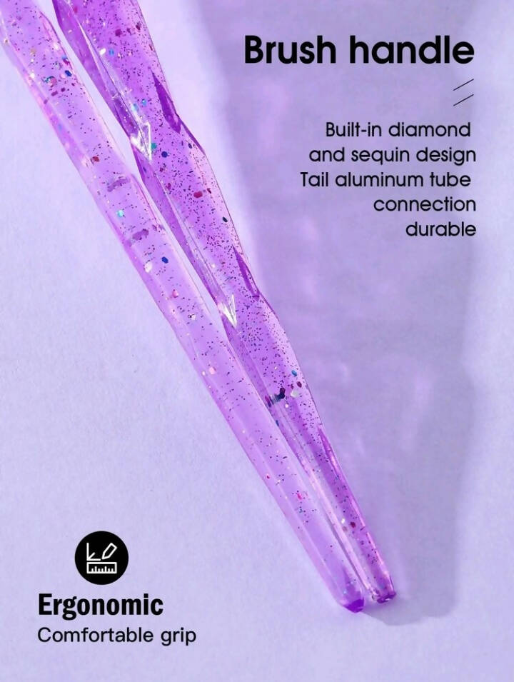 SHEIN | 20 Pcs Glitter Makeup Brush Set | Women Beauty | Brand New