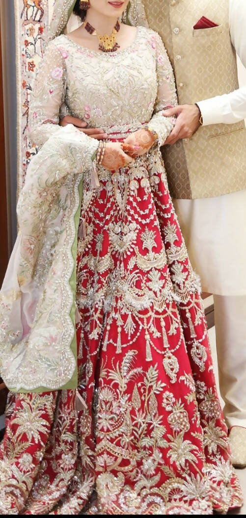 Suffuse Rose wood Bridal wear | Women Bridals | Small | Worn Once