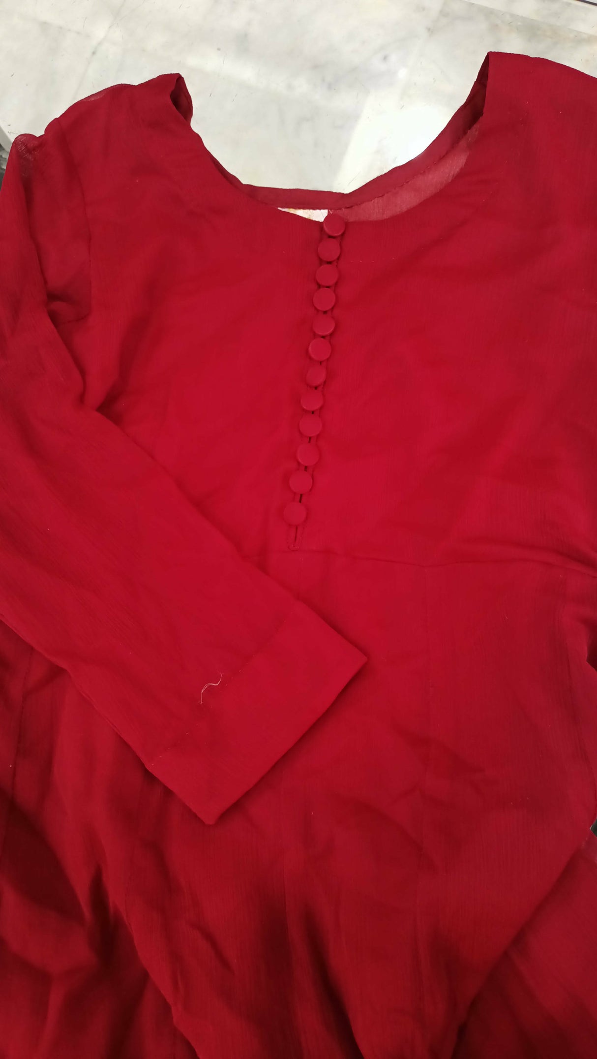 Red Plane Frock | Women Frocks & Maxis | Medium | Worn Once