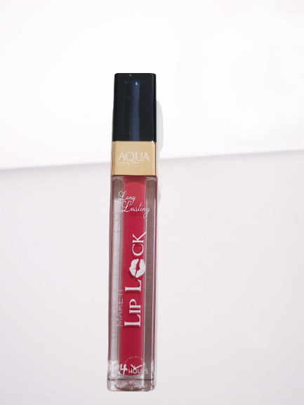 COCKTAIL PINK MAKE IT LIP LOCK AQUA STUDIO LIP GLOSS