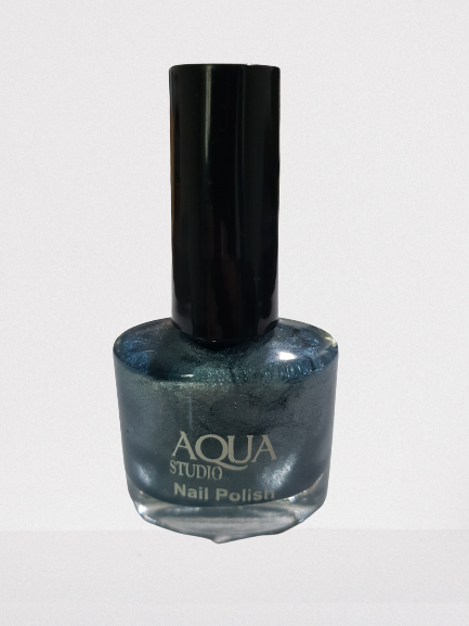 SPARKLING FRENCH BLUE AQUA STUDIO NAIL PAINT