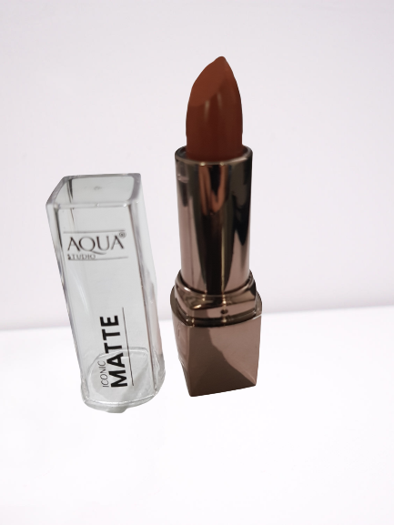 NUDE BROWN ICONIC MATTEE AQUA STUDIO LIP STICK