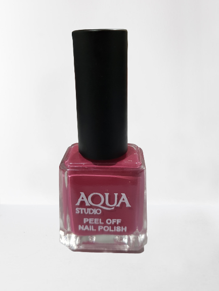 VIOLET PEEL OFF NAIL PAINT AQUA STUDIO
