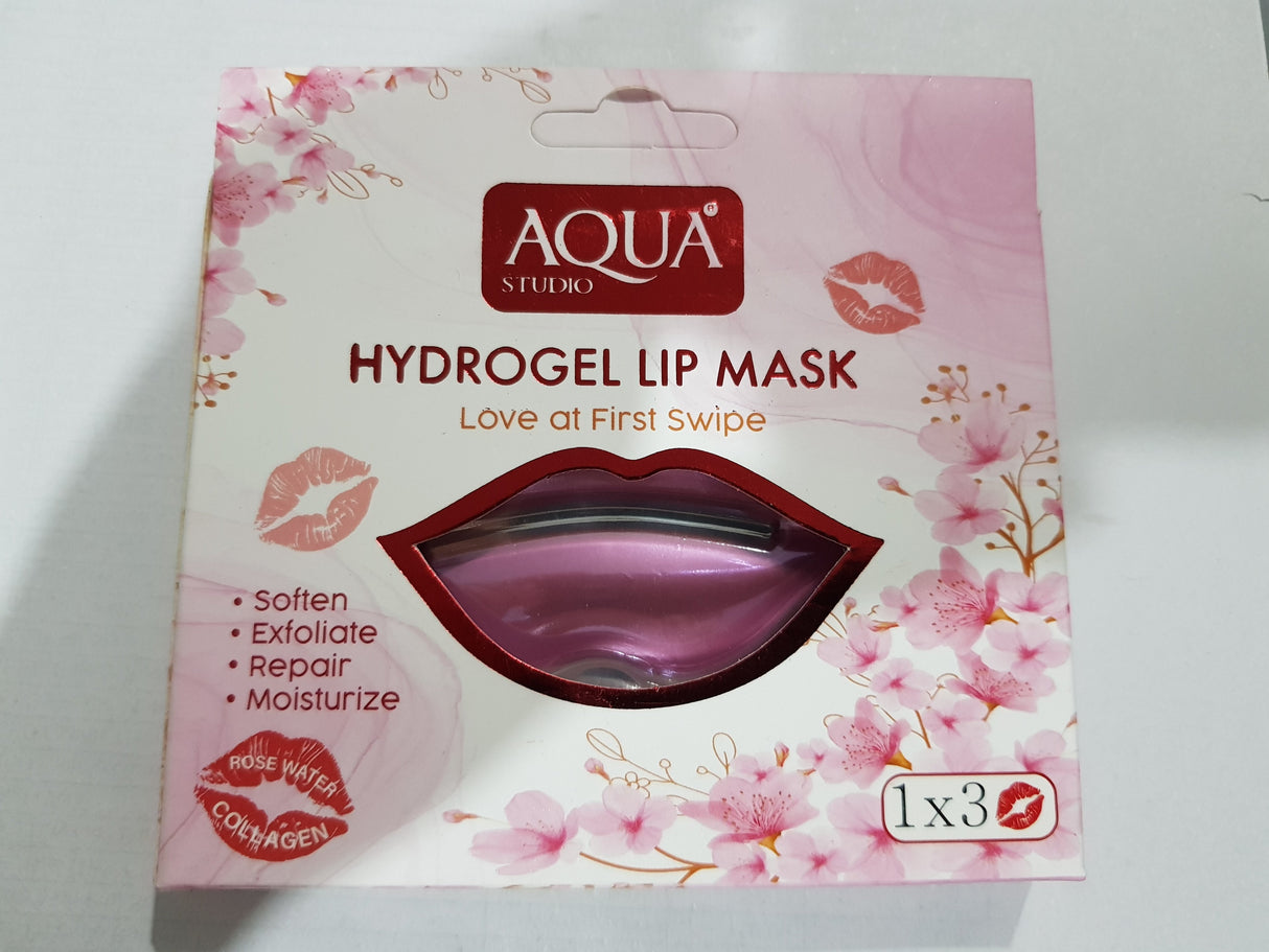 HYDROGEL LIP MASK "LOVE AT FIRST SWIPE" AQUA STUDIO