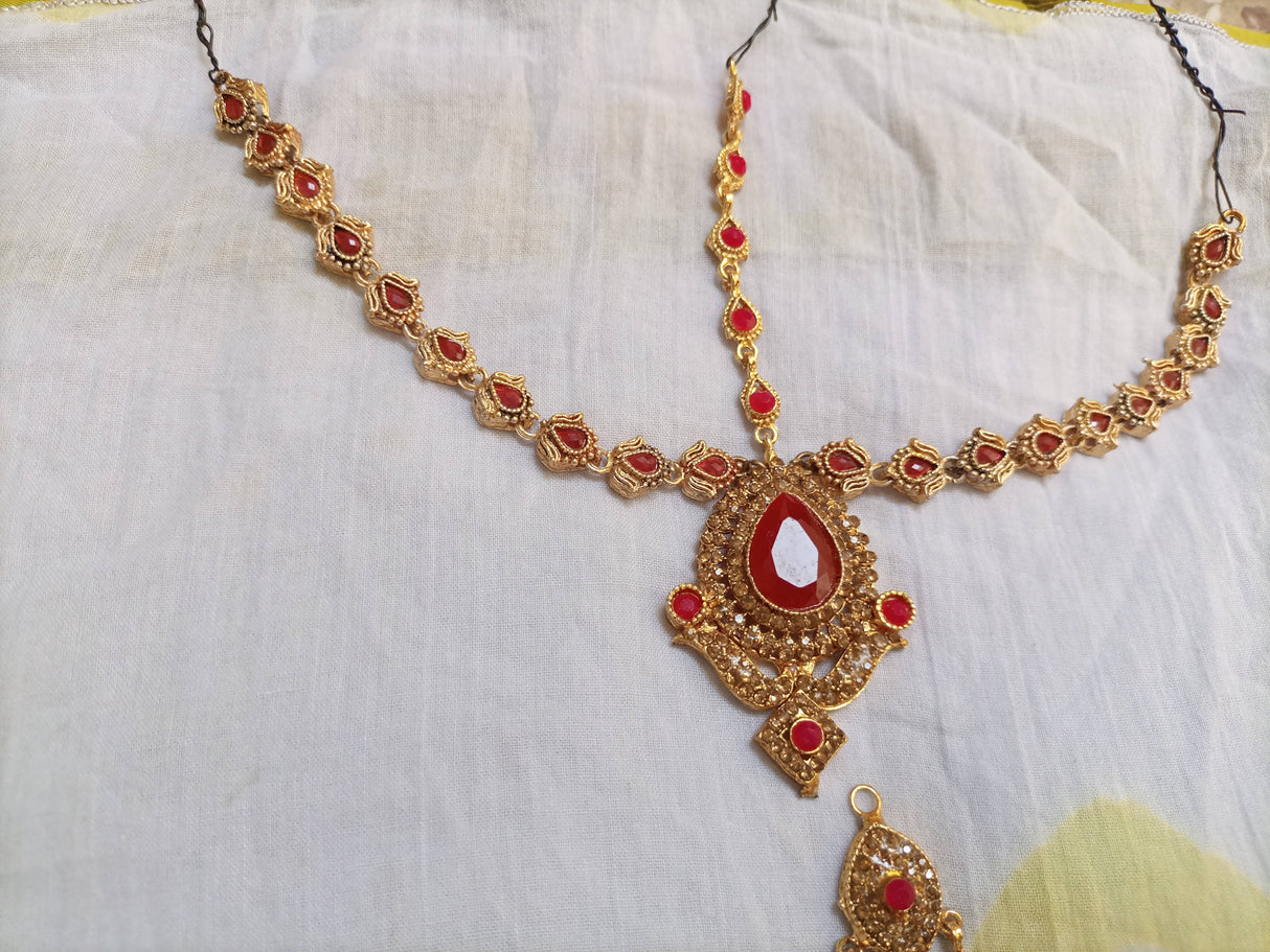 Bridal jewellery set | Wedding Jewelry | 5 Pcs | Preloved