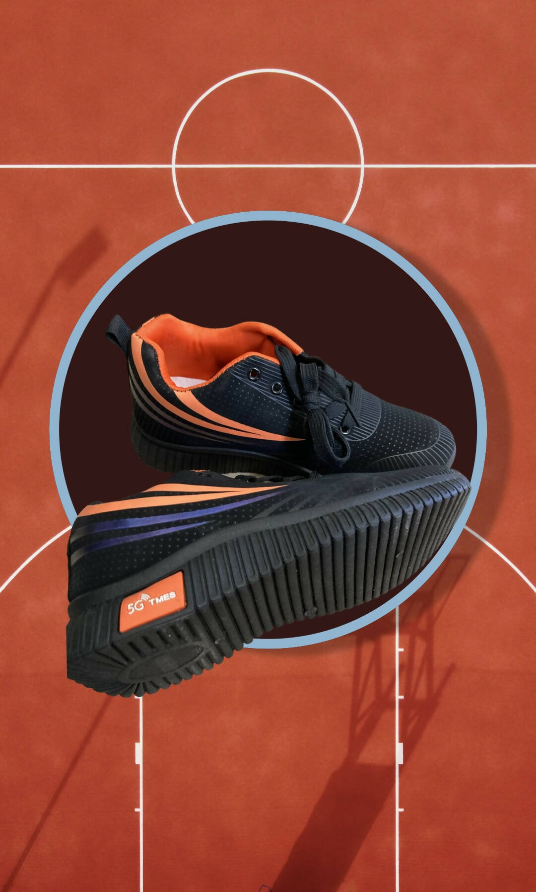 So Sports Black and Orange Joggers | Women Shoes | Sports /Joggers | Size: 35.5 | New