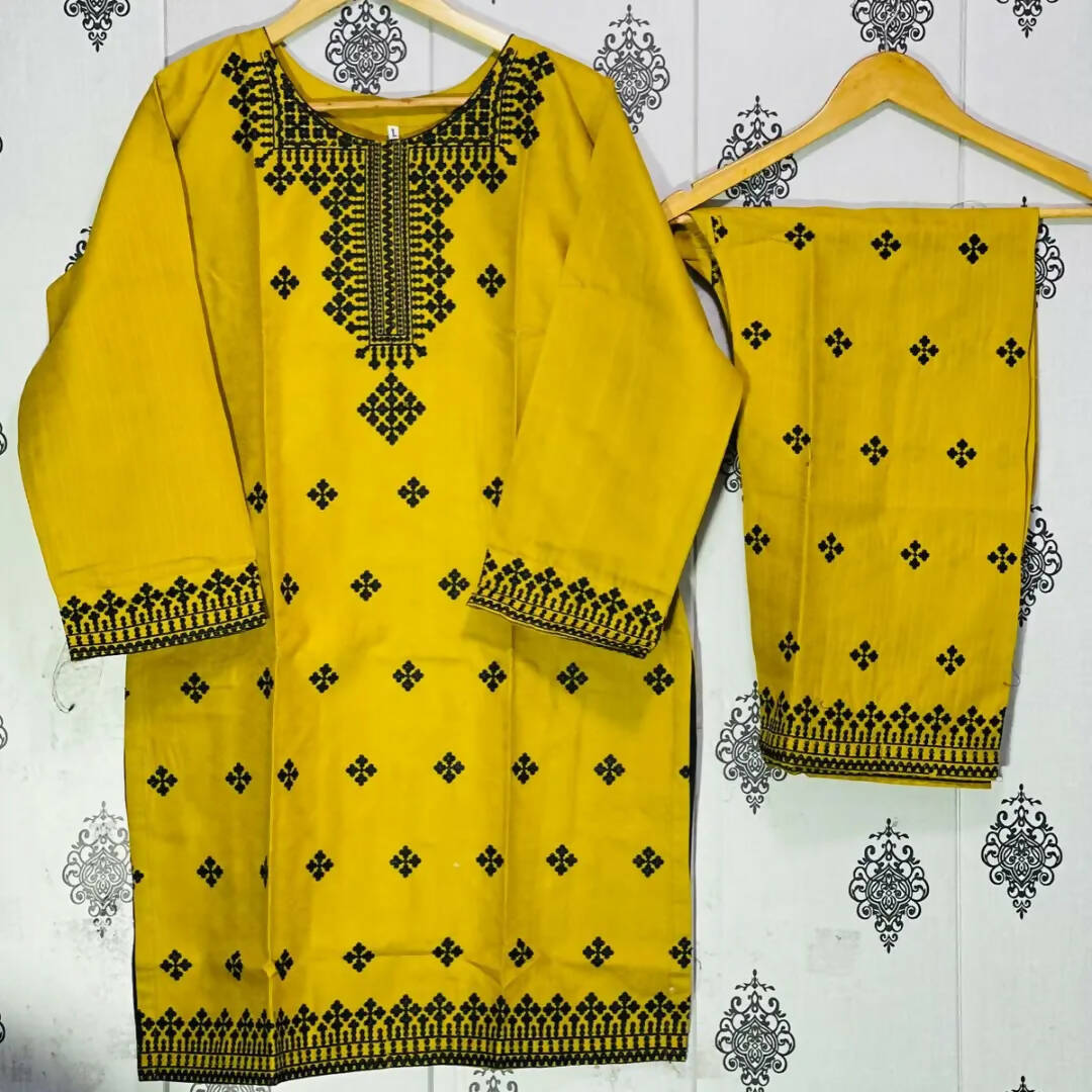 Doria | Cotton 2 pcs Suit | Women Branded Kurta | Medium | New