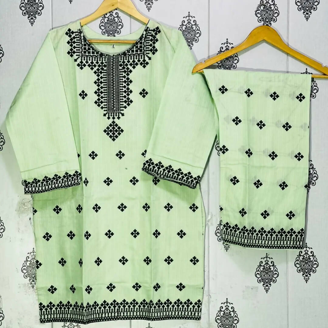 Doria | Cotton 2 pcs Suit | Women Branded Kurta | Medium | New