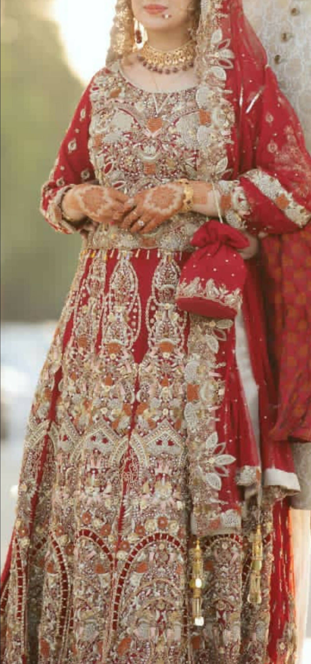 Red Captivating Suit | Women Bridals | Medium | Worn Once
