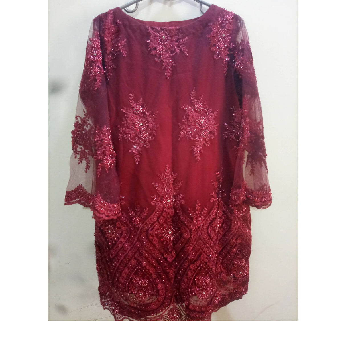 Fancy embroidered kurta 2 piece (kameez, trouser) | Women Locally Made Formals | Large | Preloved