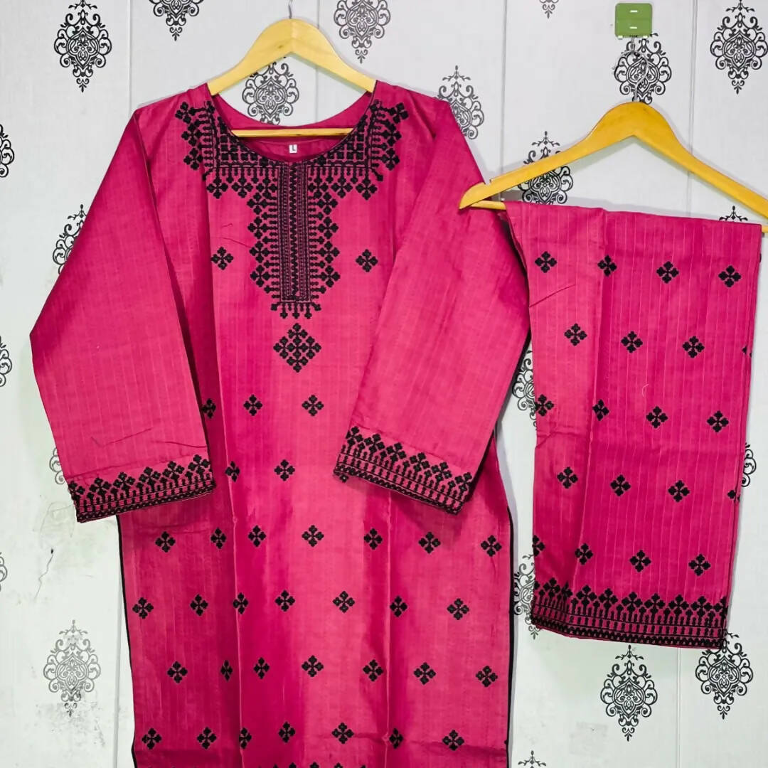 Doria | Cotton 2 pcs Suit | Women Branded Kurta | Medium | New