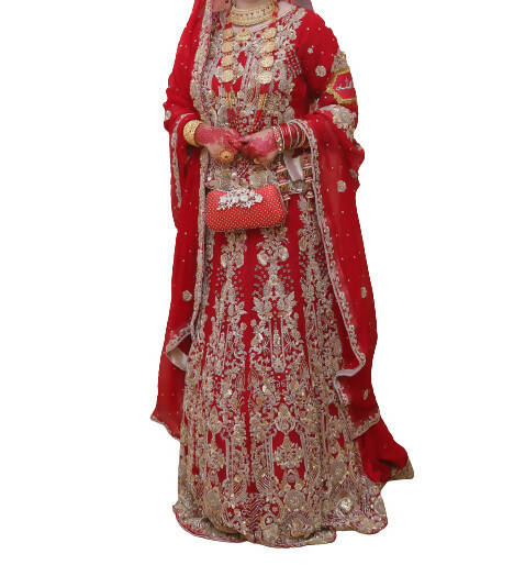 Bridal Elegant Red Lehnga | Women Bridals | Medium | Worn Once