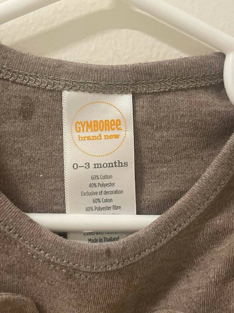 Gymboree | Brown Onesie | Baby Bodysuits & Onesies | Size: 0-3 months | Preloved