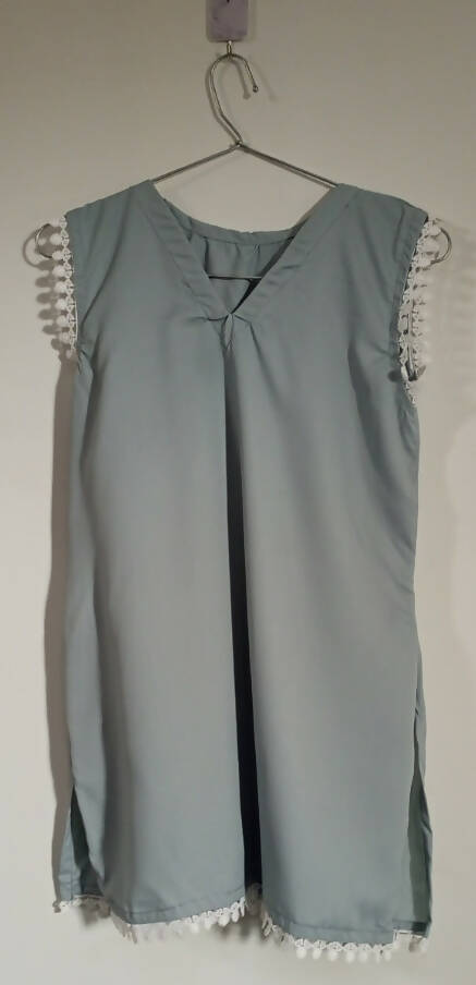 Ice blue sleeveless Top | Women Tops & Shirts | Small to Large | New