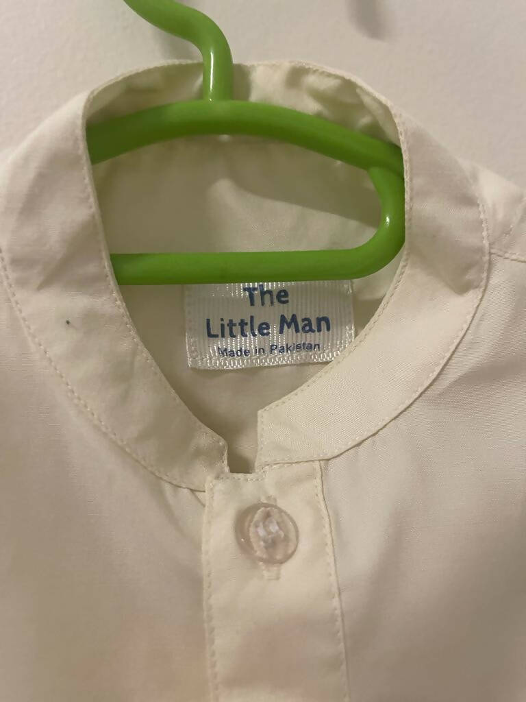 Little man | White Kurta with Shalwar 1 year | Boys Shalwar Kameez | Brand New