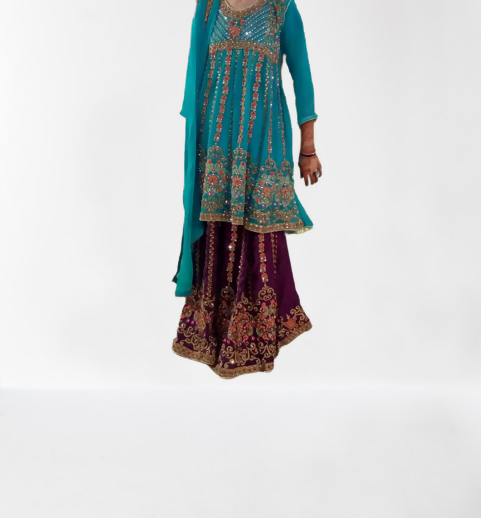 Stunning Sharara Suit | Women Locally Made Formals | Large | Preloved