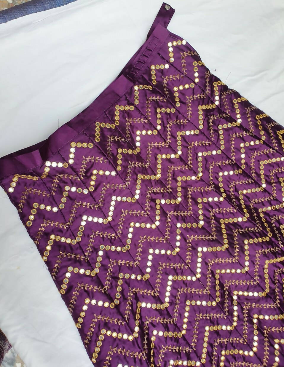 Purple & Golden lehnga | Women Locally Made Formals | Medium | Worn Once