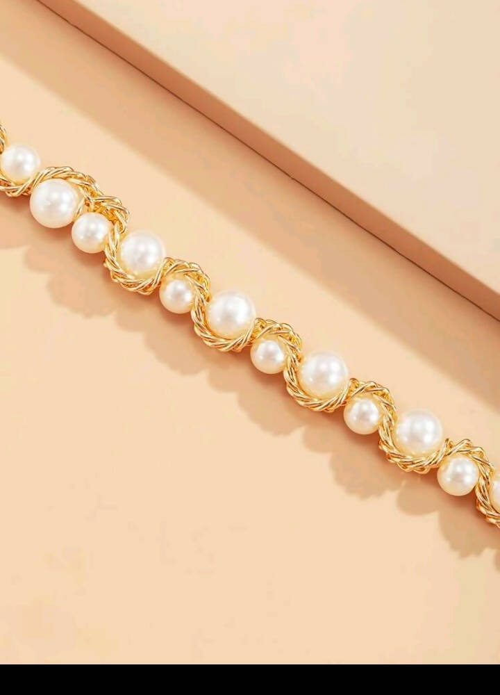Shein | Faux Pearl Beaded Necklace | Women Jewelry | Brand New