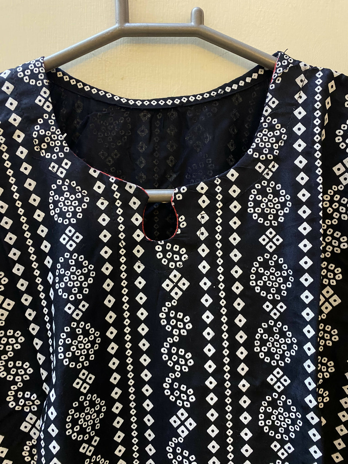 Black Printed Matching Separates | Women Locally Made Kurta | Small |New