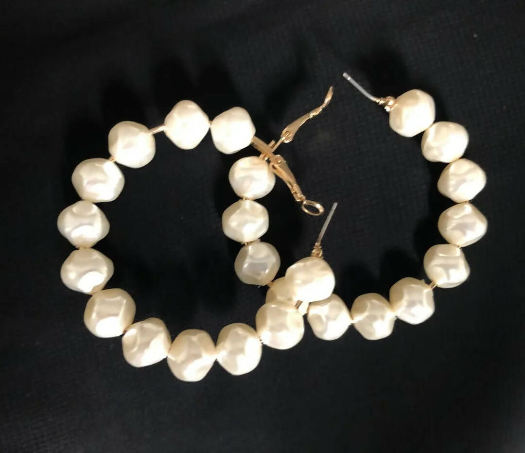 SHEIN | White Pearl Earrings | Women Jewelry | New