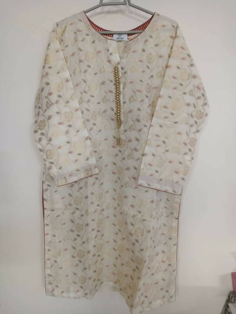 Off-white Kurta | Women Locally Made Kurta | X Large | New