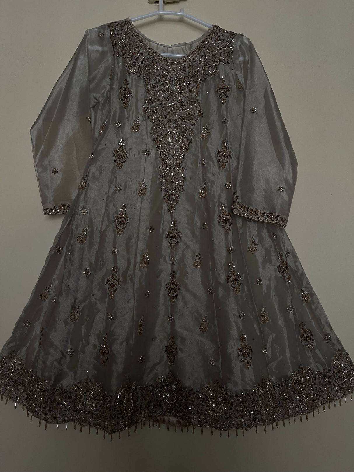 Stunning Hazel Gold Suit | Women Frocks & Maxis | Small | Preloved