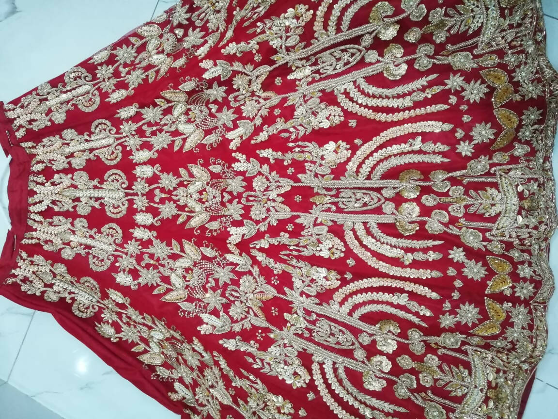 Red Charming Bridal Lehnga | Women Bridals | Medium | Worn Once