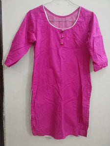 Ethnic | Pink Shirt | Women Branded Kurta | Worn Once