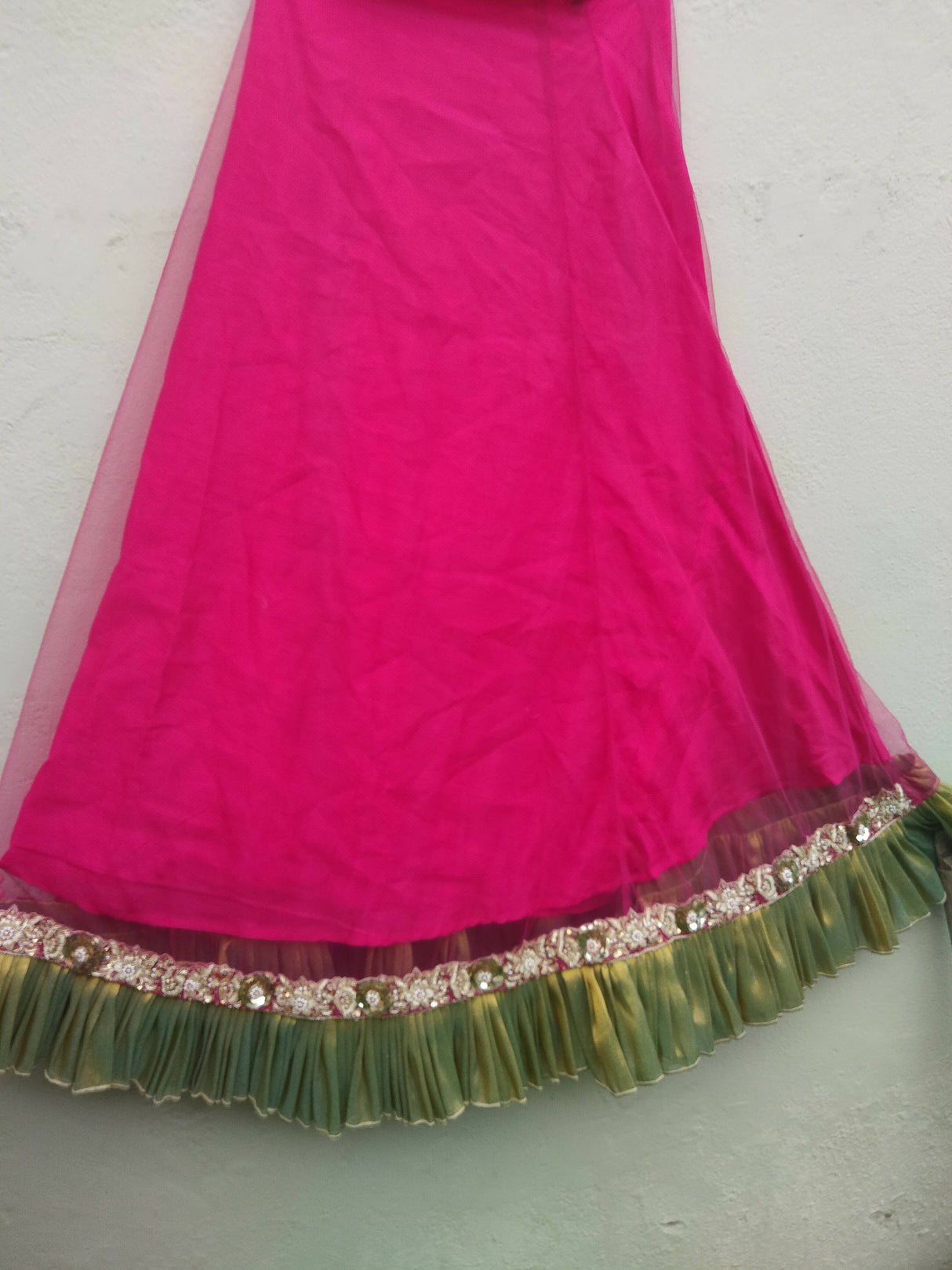 Orange peplum with pink lehnga | Women Locally Made Formals | Medium | New