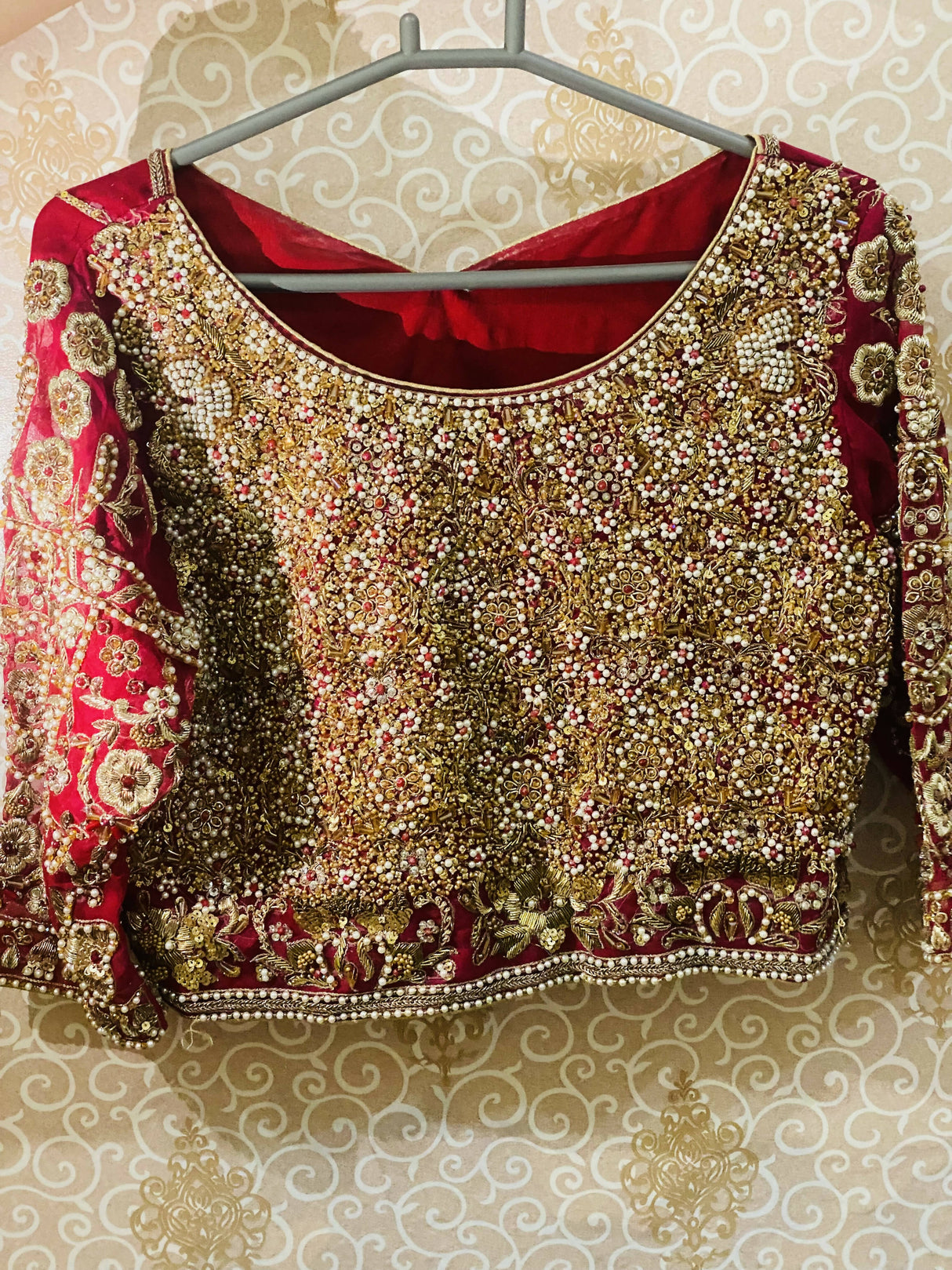 Luxurious Red lehnga Baraat | Women Bridals | Large | Worn Once