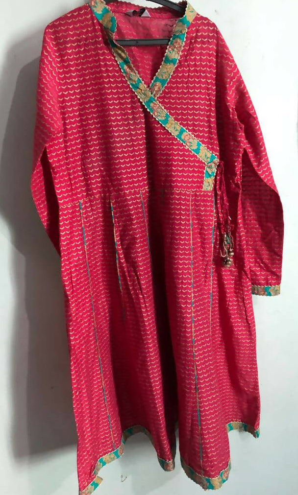 Chinyere | Red Beautiful Kurta | Women Branded Kurta | Small | Worn Once