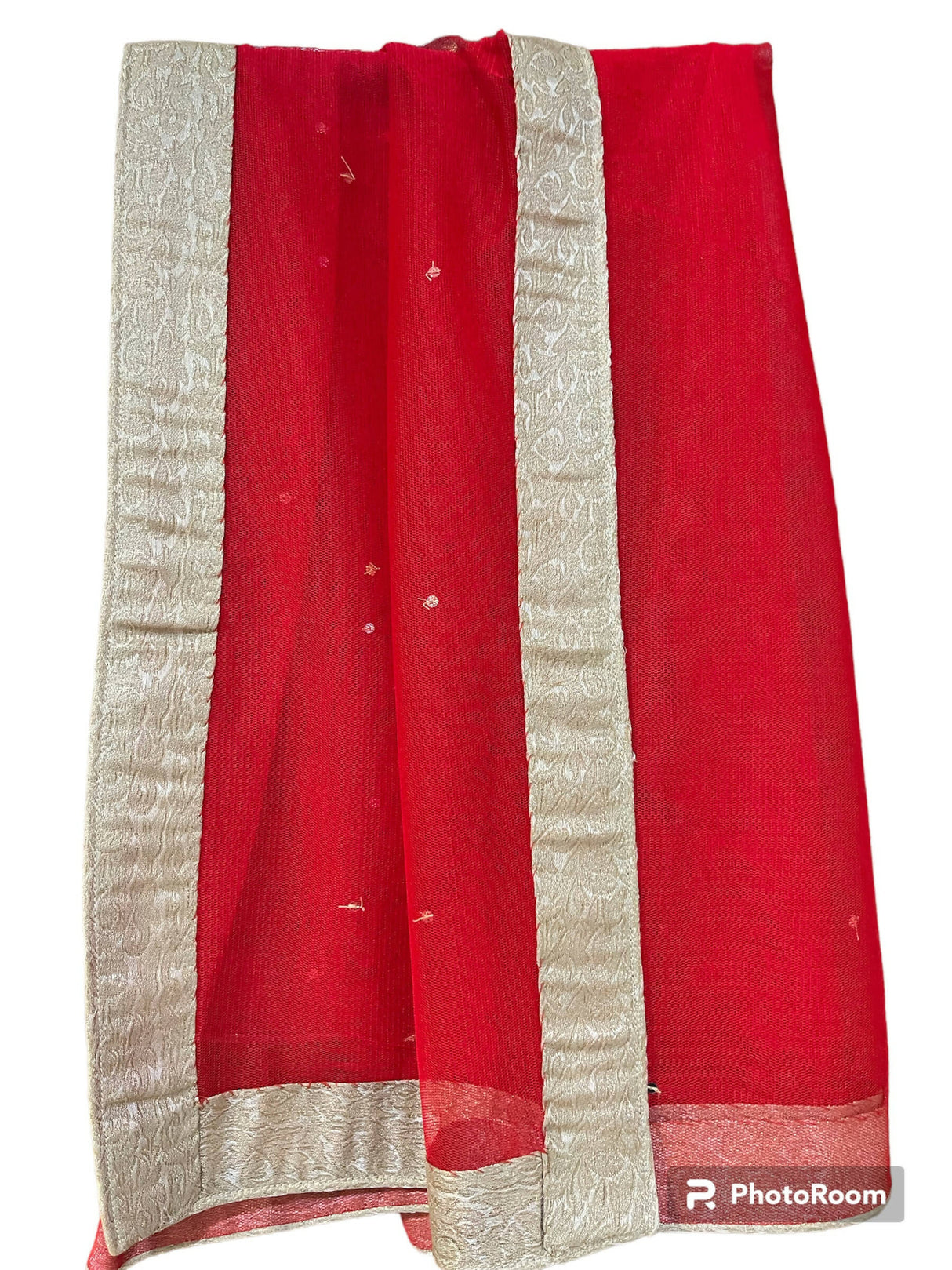Formal Red Embroidered Suit | Women Locally Made Formals | Small | Worn Once